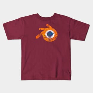 blender logo 01 Kids T-Shirt